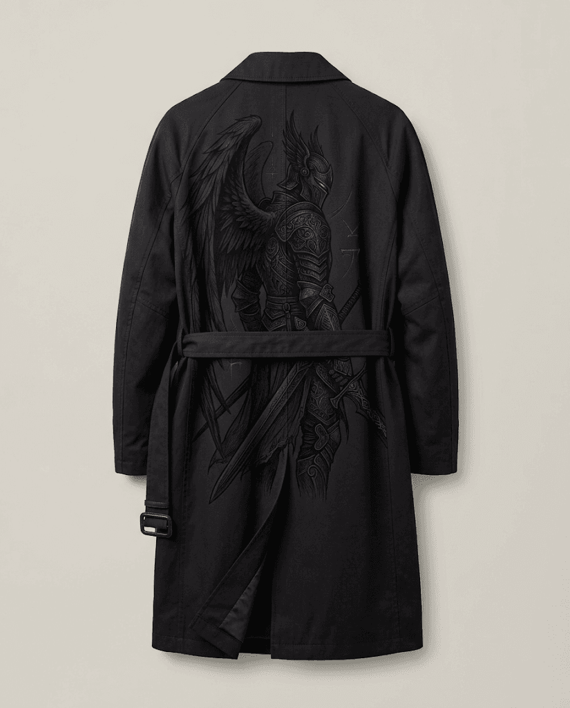 MUZAN // PROGENITOR WINGED DEMON TRENCH COAT