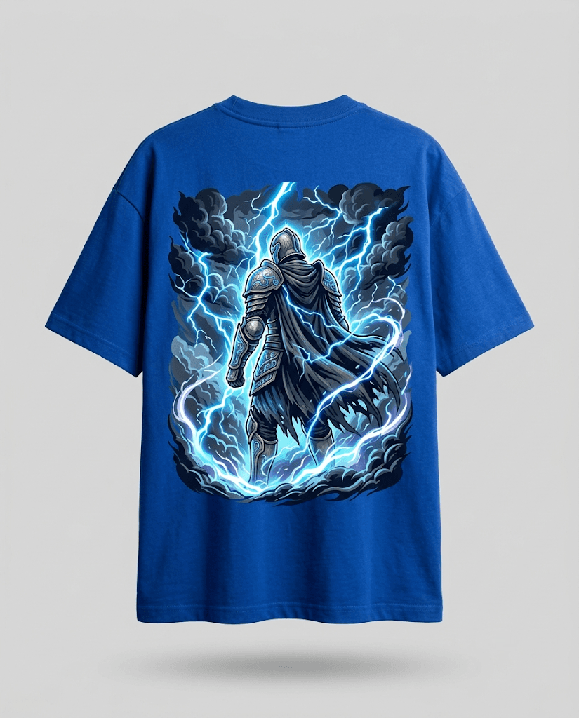 ZENITSU // THUNDERSTORM COBALT HEAVY TEE