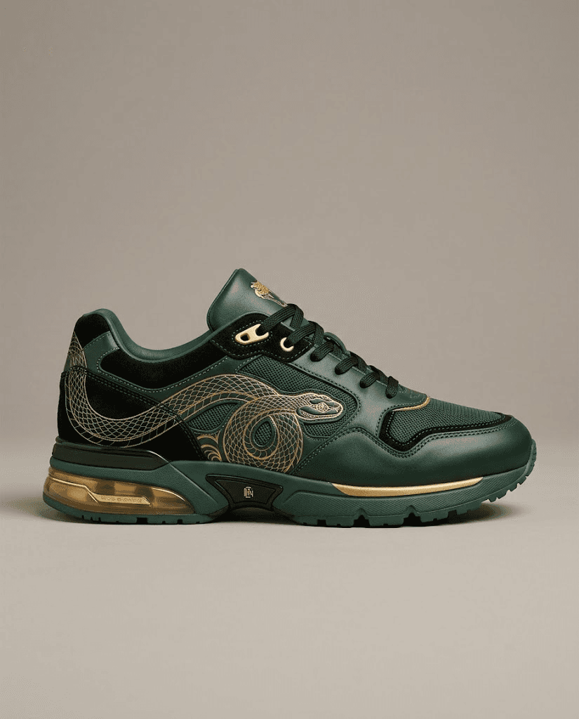 OBANAI // SERPENT GOLD-EMBROIDERED RUNNERS